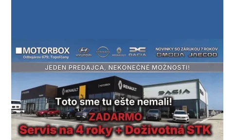 Servis na 4 roky zadarmo s doživotnou STK
