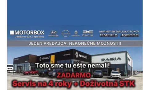 Servis na 4 roky zadarmo s doživotnou STK