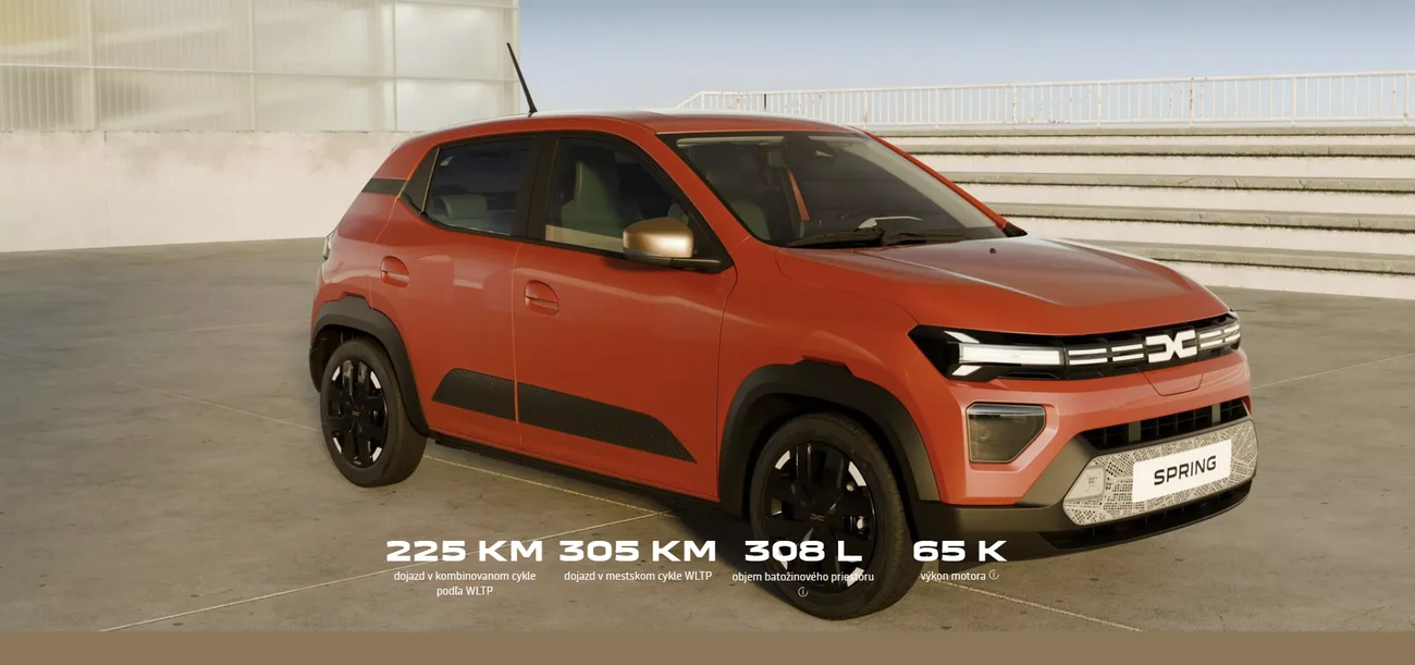 Vozidlo Dacia Nové Sandero